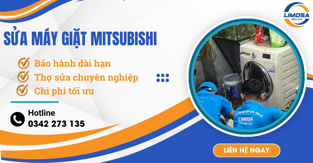 Sửa máy giặt Mitsubishi