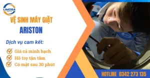Dịch vụ vệ sinh máy giặt Ariston
