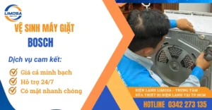 Dịch vụ vệ sinh máy giặt Bosch
