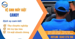 Dịch vụ vệ sinh máy giặt Candy