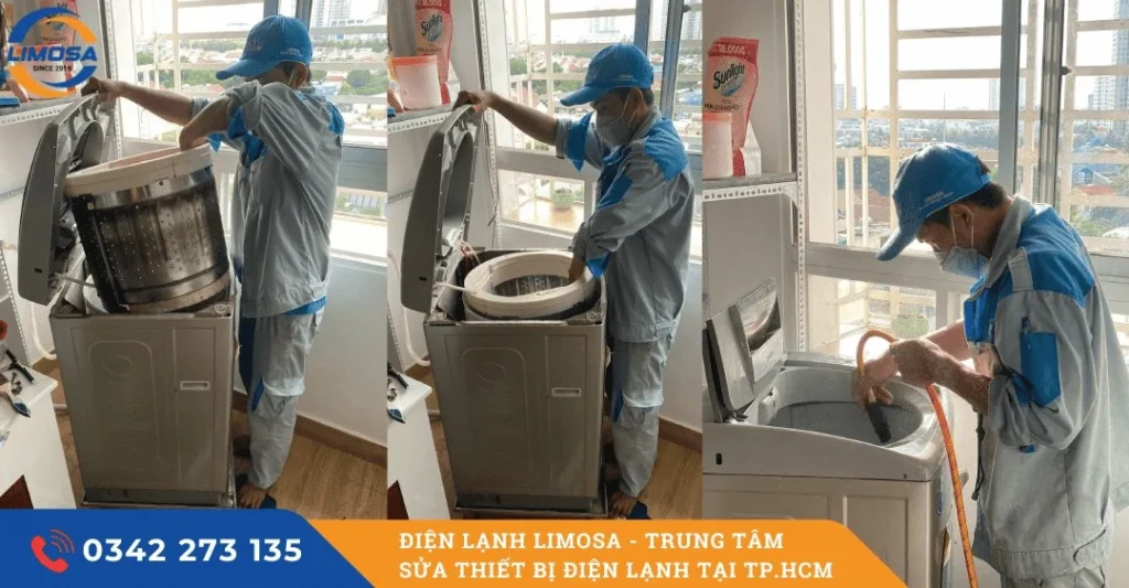 Vệ sinh máy giặt Daewoo chuyên nghiệp, đúng kỹ thuật