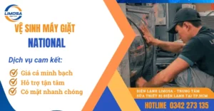 Dịch vụ vệ sinh máy giặt National