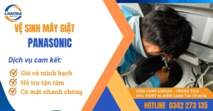 Dịch vụ vệ sinh máy giặt Panasonic
