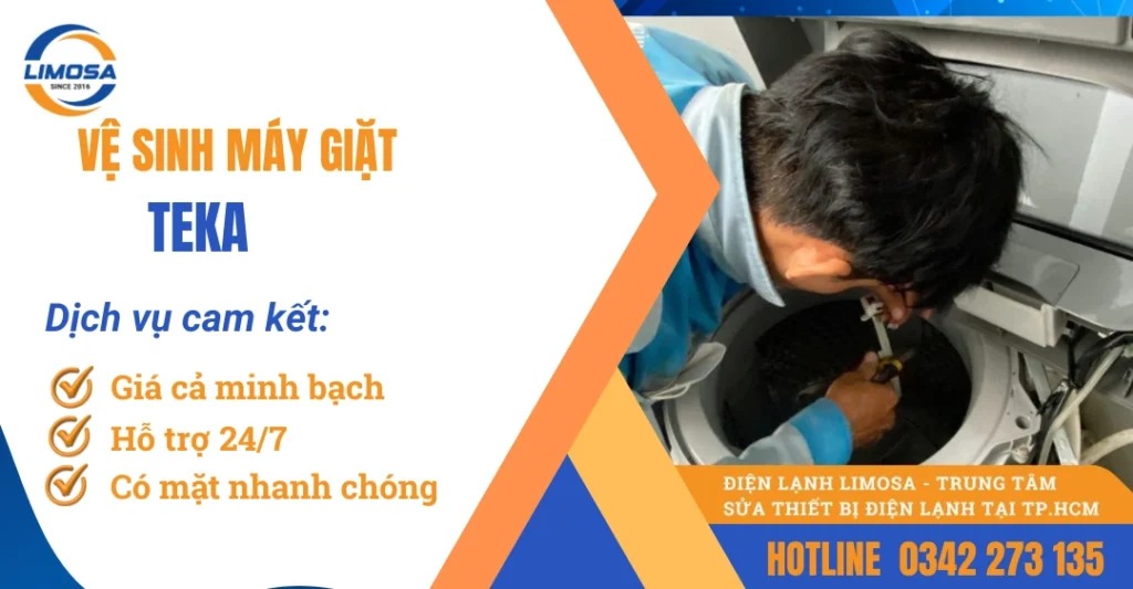 Dịch vụ vệ sinh máy giặt Teka