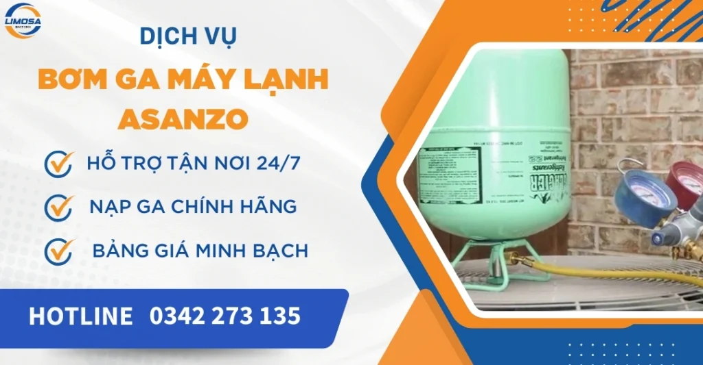 Bơm ga máy lạnh Asanzo