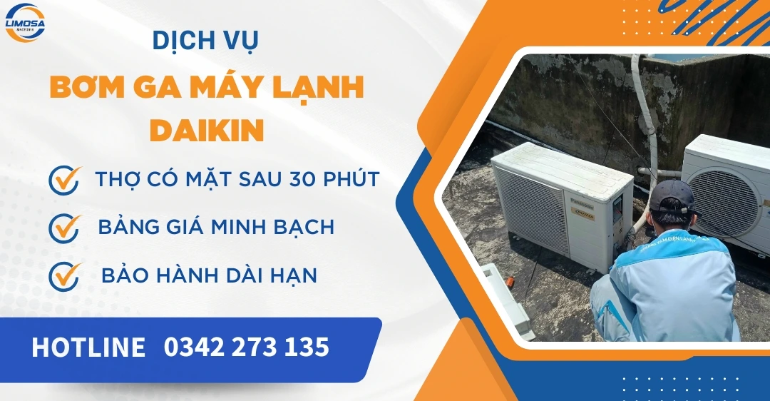 Bơm ga máy lạnh Daikin