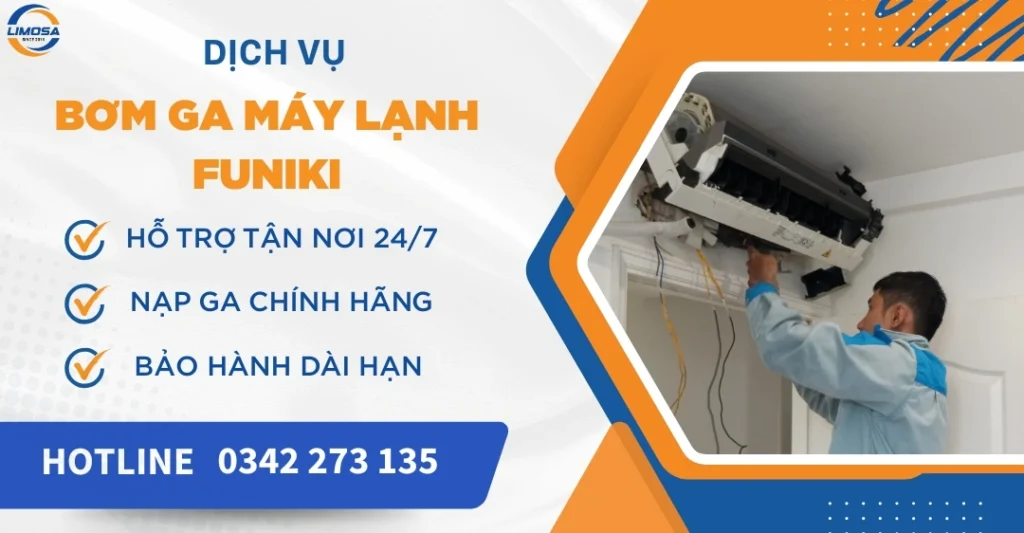 Bơm ga máy lạnh Funiki