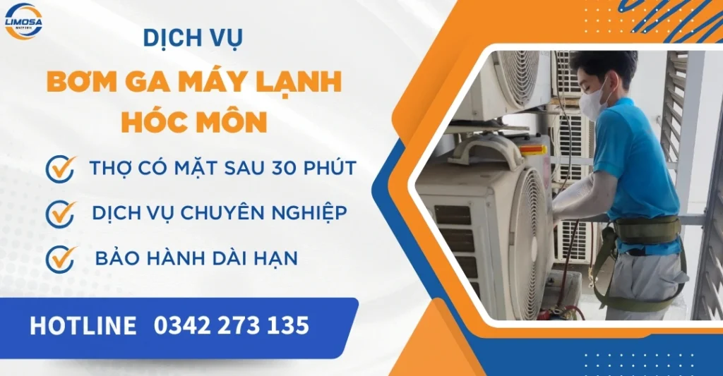 Bơm Ga Máy Lạnh Hóc Môn
