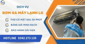 Bơm ga máy lạnh LG
