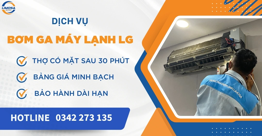 Bơm ga máy lạnh LG