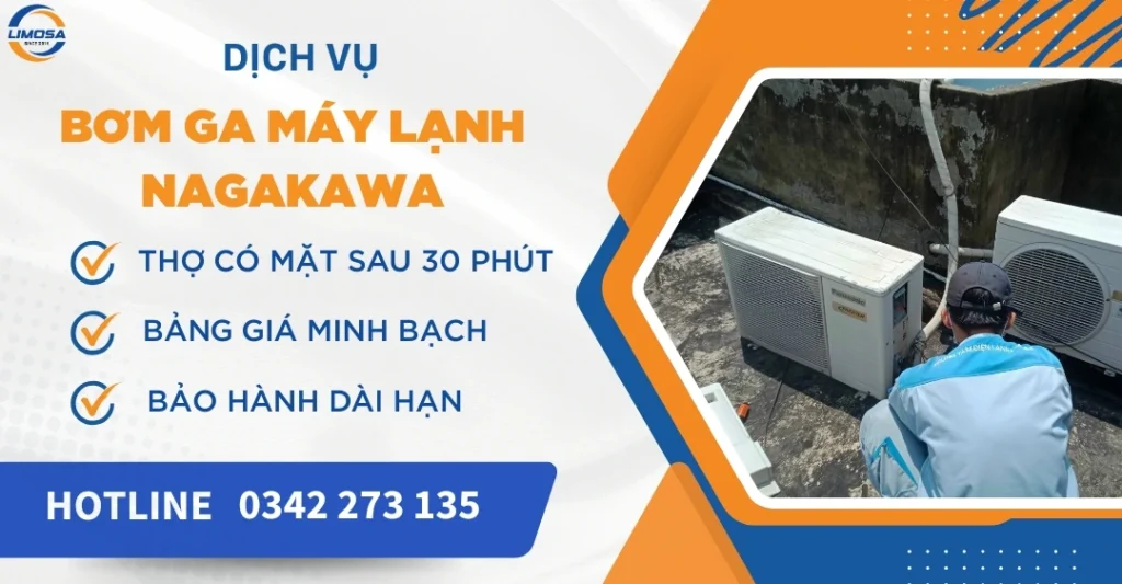 Bơm ga máy lạnh Nagakawa