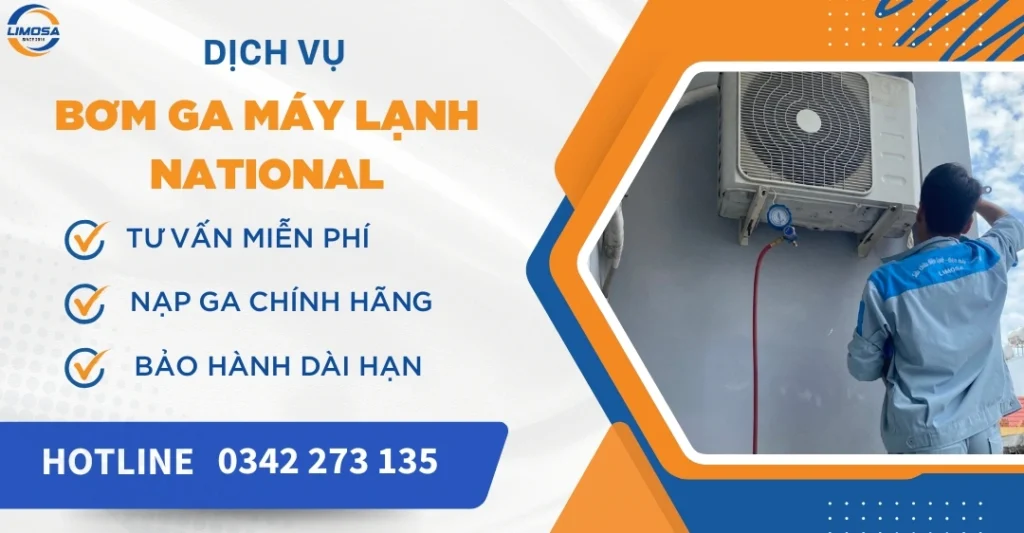 Bơm ga máy lạnh National