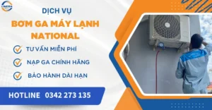 Bơm ga máy lạnh National