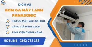 Bơm ga máy lạnh Panasonic