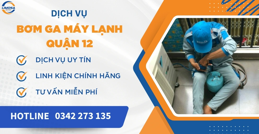 Bơm ga máy lạnh quận 12 giá tốt – Uy tín, nhanh chóng Bơm ga máy lạnh quận 12