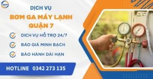 Bơm ga máy lạnh quận 7