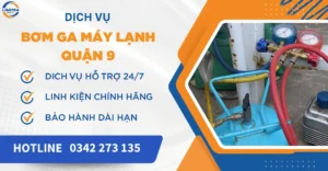Bơm ga máy lạnh quận 9