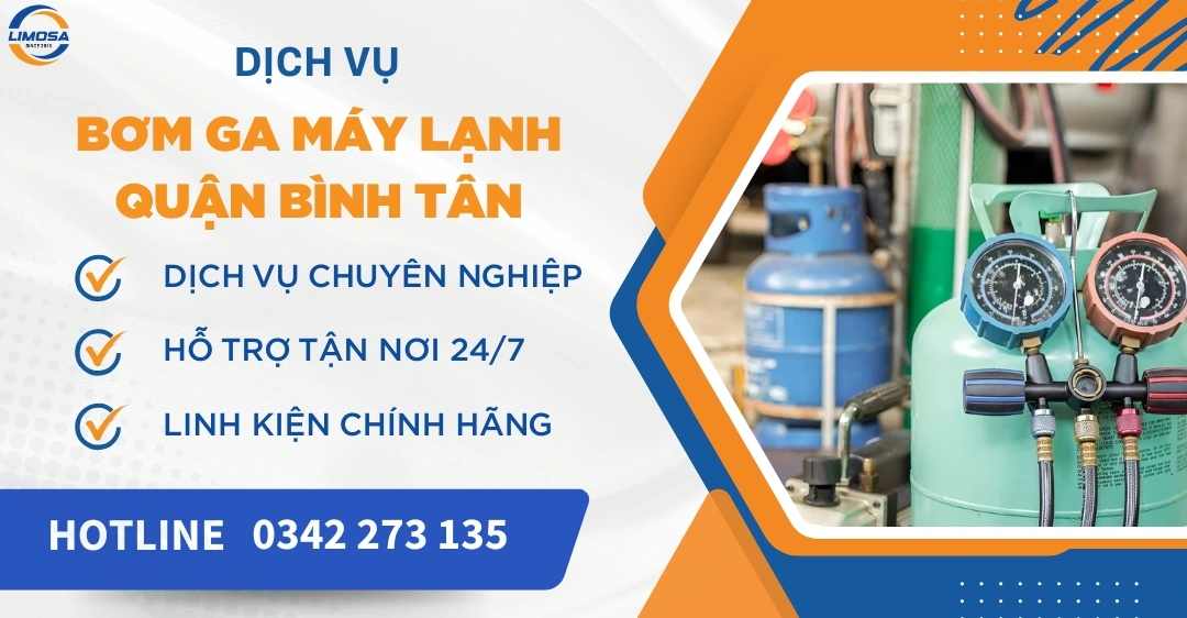 Bơm ga máy lạnh quận Bình Tân uy tín, giá cả phải chăng Bơm ga máy lạnh quận Bình Tân