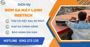 Bơm ga máy lạnh Reetech