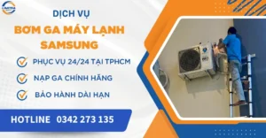 Bơm ga máy lạnh Samsung