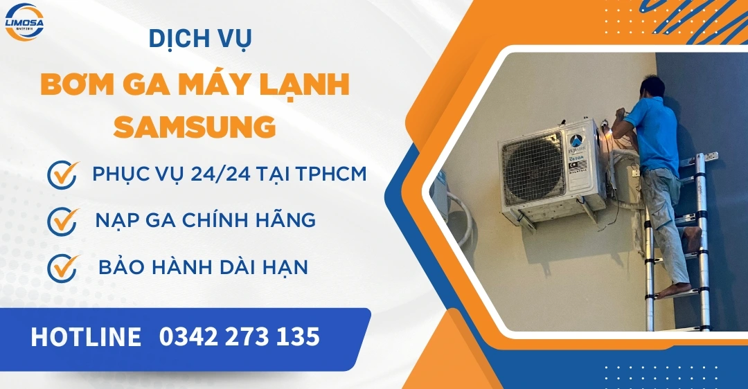 Bơm ga máy lạnh Samsung