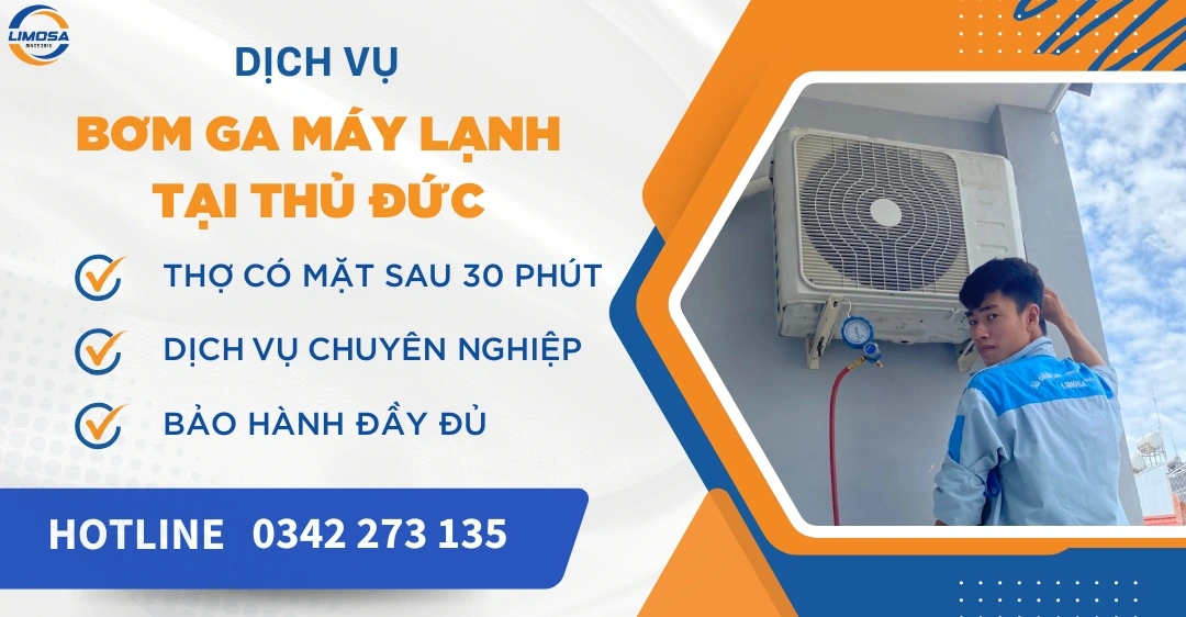 Bơm ga máy lạnh tại Thủ Đức