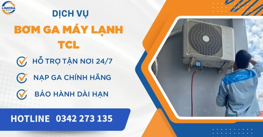 Bơm ga máy lạnh TCL