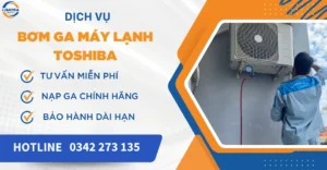 Bơm ga máy lạnh Toshiba