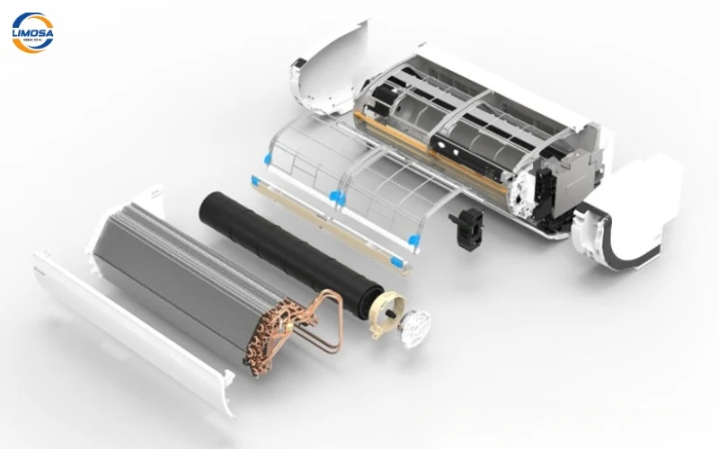 Các bộ phận chính cấu tạo máy lạnh Toshiba