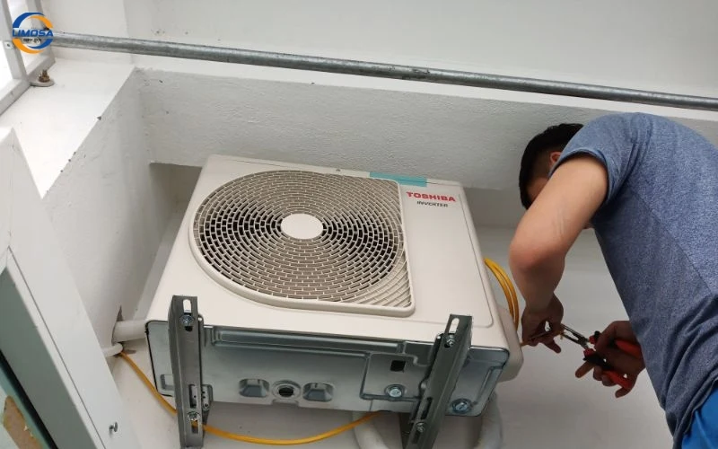 Các bước tháo lắp máy lạnh chuyên nghiệp tại Điện Lạnh Limosa