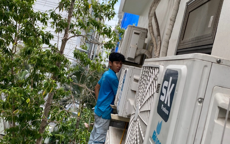 Dấu hiệu nhận biết máy lạnh gần bơm ga ngay