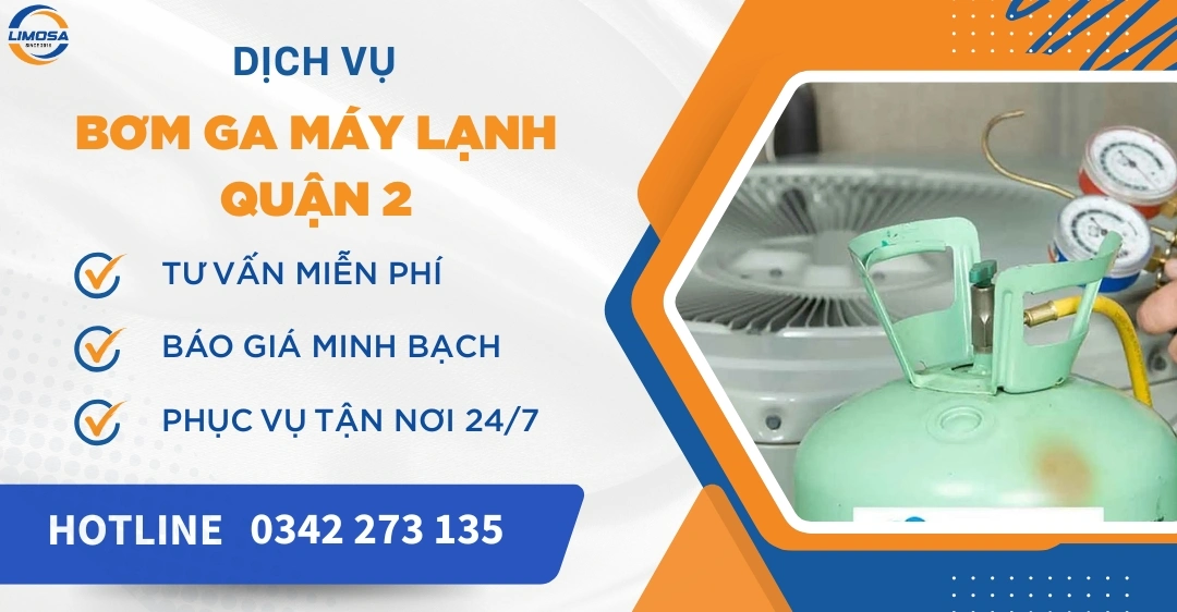 Dịch vụ bơm ga máy lạnh quận 2 - Giá rẻ, có mặt sau 30 Phút Dịch vụ bơm ga máy lạnh quận 2
