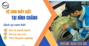 Dịch vụ vệ sinh máy giặt tại Bình Chánh