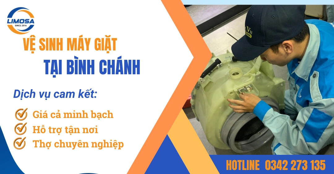 Dịch vụ vệ sinh máy giặt tại Bình Chánh
