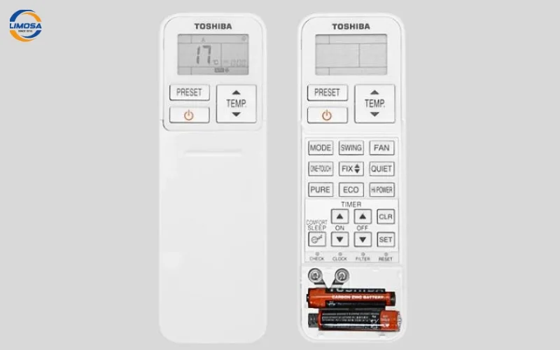 Giải thích ý nghĩa các ký hiệu trên remote máy lạnh Toshiba