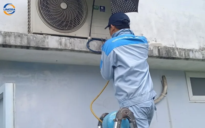 Giới thiệu dịch vụ bơm ga máy lạnh National của Limosa