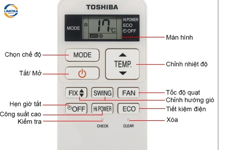 Hướng dẫn chi tiết cách tắt hẹn giờ trên máy lạnh Toshiba