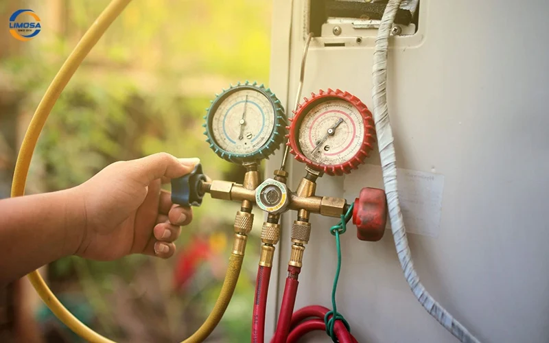 Hướng dẫn đặt lịch bơm ga máy lạnh National nhanh gọn tại Limosa