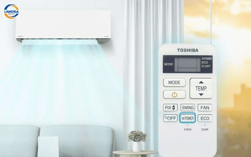 Hướng dẫn sử dụng các ký hiệu trên remote máy lạnh Toshiba