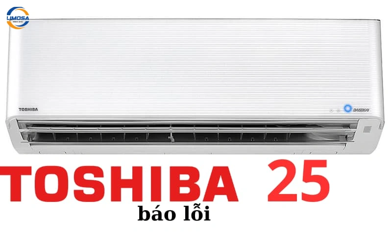 Máy lạnh Toshiba báo lỗi 25 do hỏng hoặc kẹt motor quạt thông gió