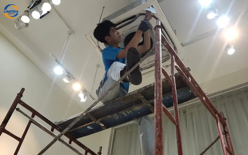 Quy trình bơm ga máy lạnh quận Bình Thạnh của Điện lạnh Limosa