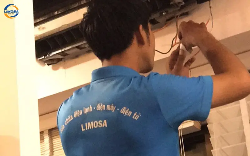Quy trình bơm ga máy lạnh Sanyo chuẩn kỹ thuật tại Điện lạnh Limosa