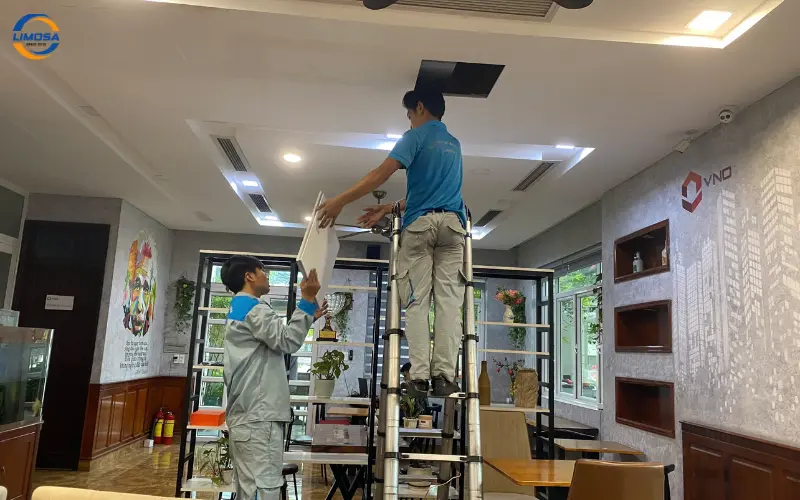 Quy trình dịch vụ bơm ga máy lạnh Asanzo