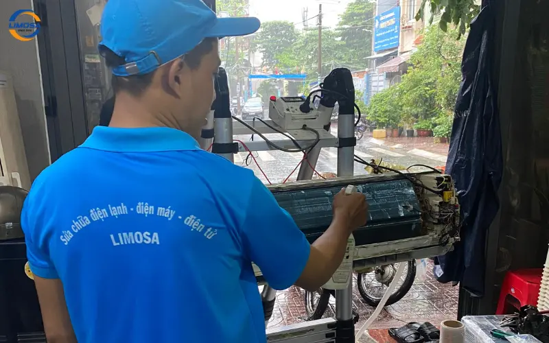 Quy trình dịch vụ bơm ga máy lạnh tại quận Bình Tân