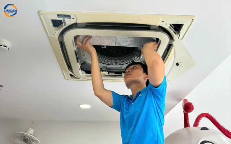 Quy trình tháo lắp chuyên nghiệp tại Điện Lạnh Limosa