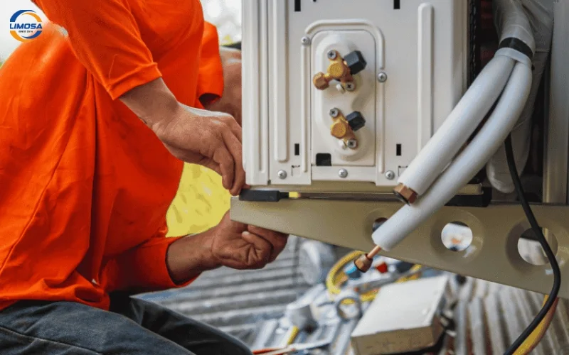 Quy trình tháo lắp chuyên nghiệp tại Điện Lạnh Limosa