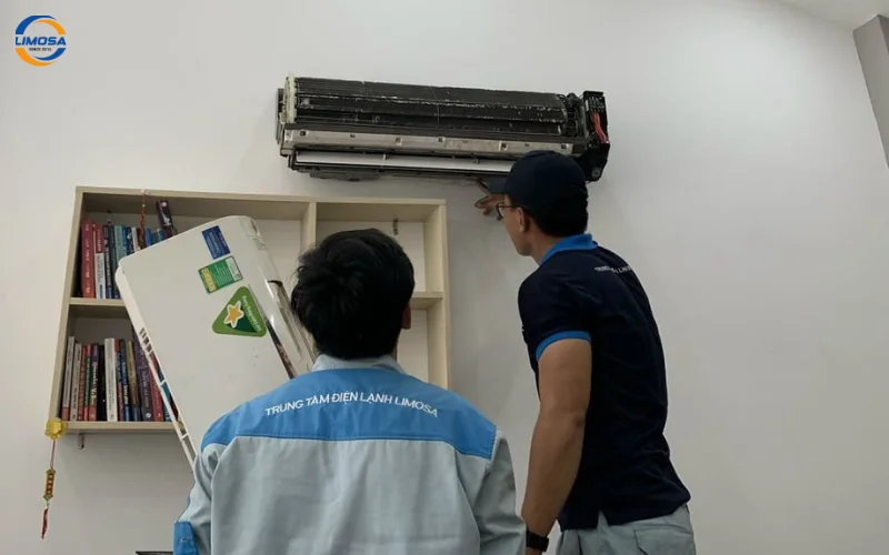 Quy trình tháo lắp máy lạnh chuyên nghiệp tại Điện Lạnh Limosa Phú Nhuận