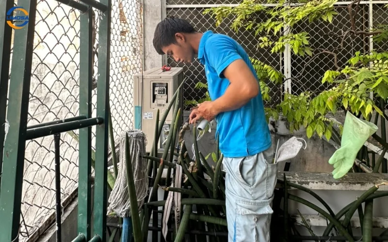 Quy trình tháo lắp máy lạnh chuyên nghiệp tại Điện Lạnh Limosa