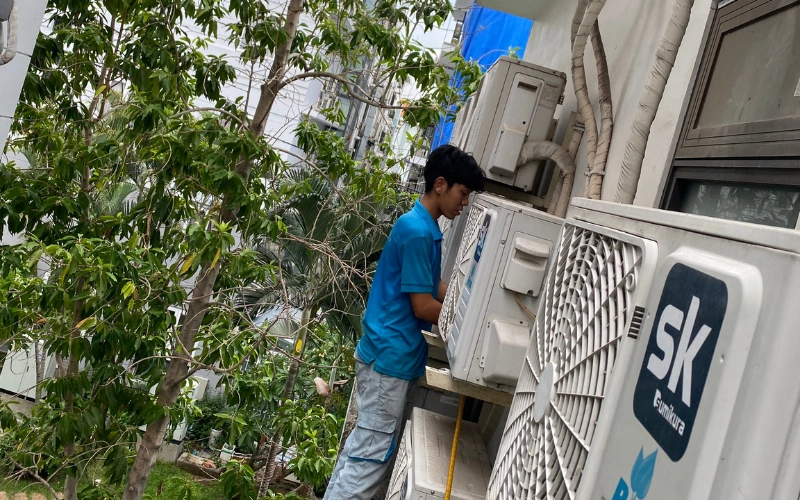 Quy trình tháo lắp máy lạnh Gree tại Điện lạnh Limosa – chi tiết từng bước