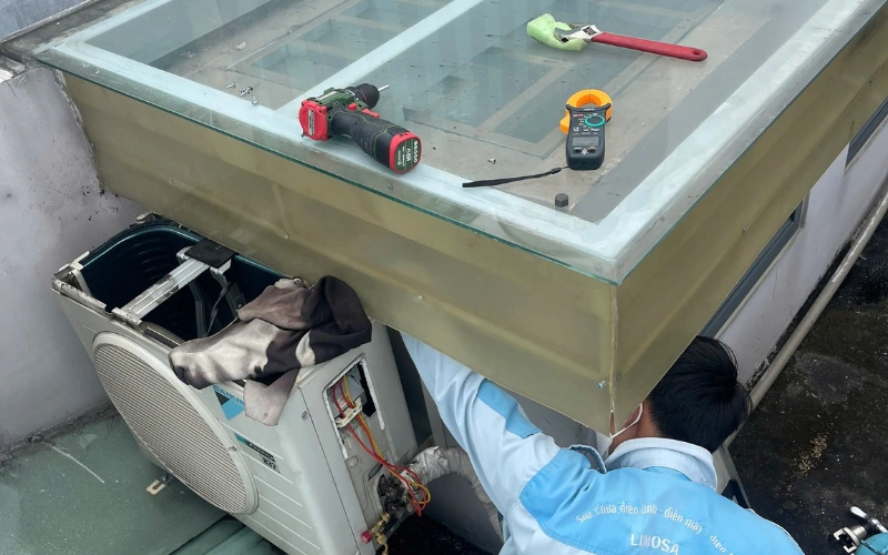 Quy trình tháo lắp máy lạnh Midea chuẩn tại Điện lạnh Limosa